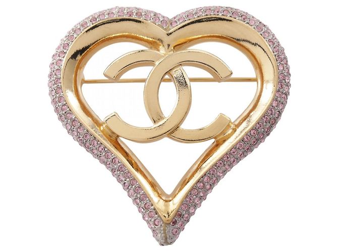 Chanel Coco Mark Heart Brosche