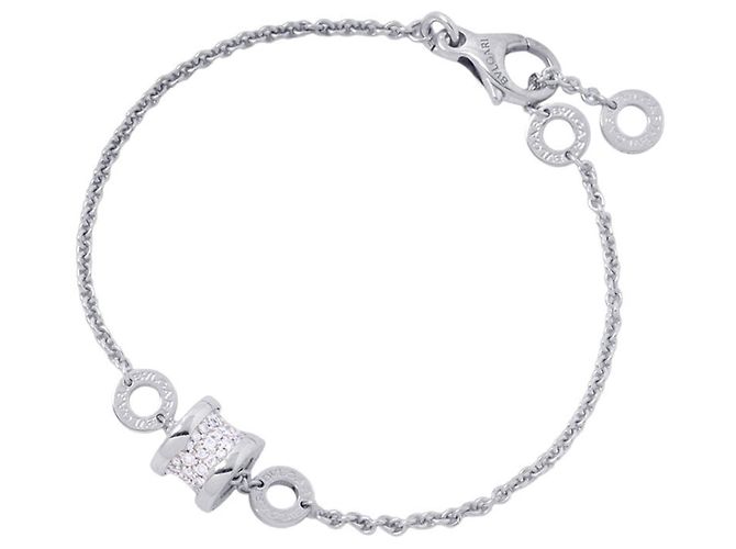 Bulgari Bracciale Bvlgari B.zero1 con charm diamante