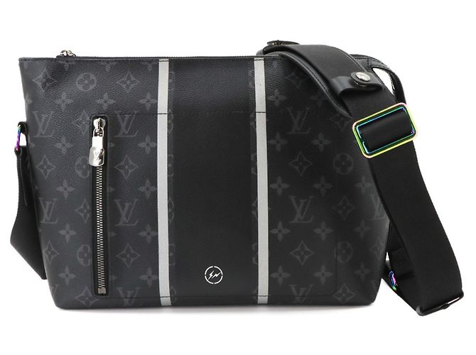 Louis Vuitton Apollo PM Monogram Eclipse Flash Shoulder Handbag M43410