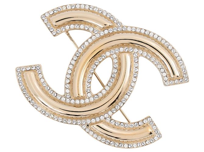 Spilla Chanel Coco Mark con strass