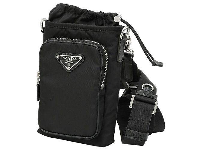 Prada Re-Nylon Smartphone Case Shoulder Pouch
