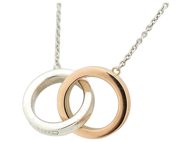 Autre Marque Colar com Pendente Tiffany & Co. 1837 Interlocking Circle