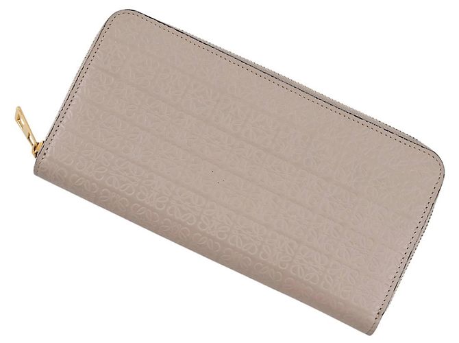 Loewe Anagram Round Long Wallet
