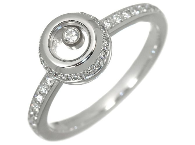 Chopard Happy Diamond Ring in 18K White Gold