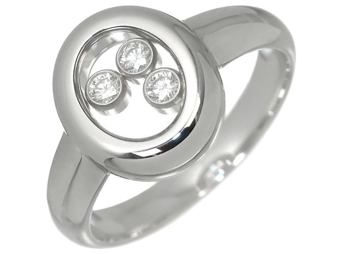 Chopard Happy Diamond Ring in 18K White Gold