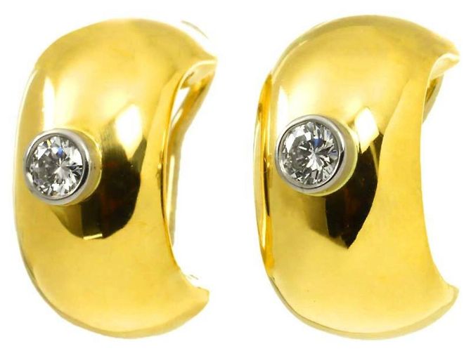 Autre Marque Orecchini a clip Tiffany & Co. in oro giallo 18K