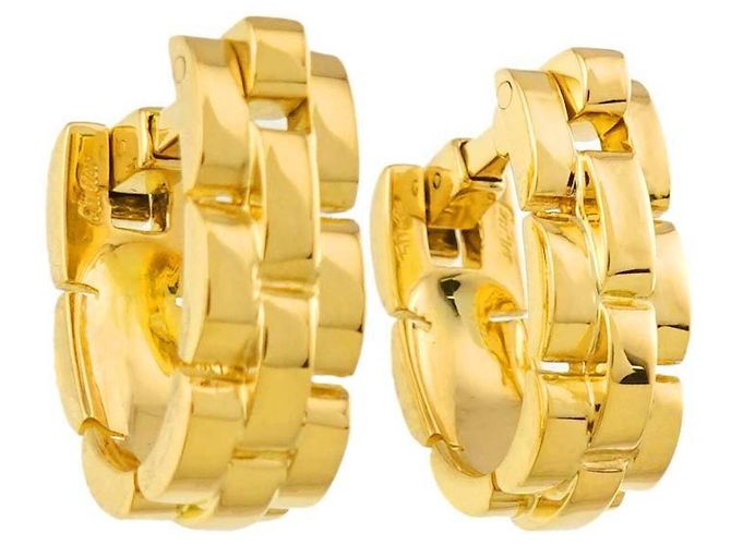 Abotoaduras Cartier Panthère em ouro amarelo 18K