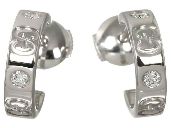 Pendientes de medio aro Gucci Icon Diamond