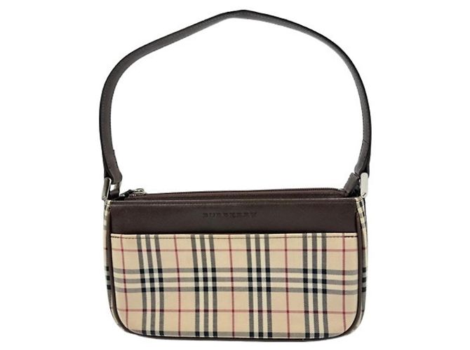 Bolsa de Ombro Burberry Nova Check Brown