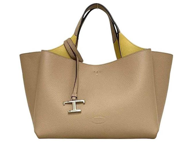 Mini mala de mão em couro Tod's