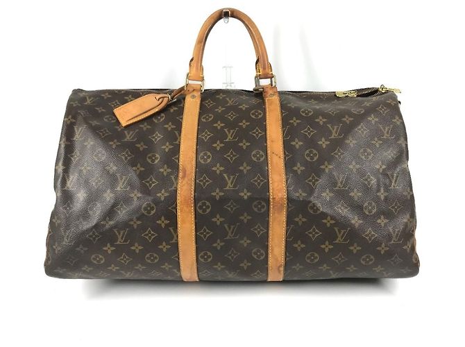 Sac Louis Vuitton Monogram Keepall Bandoulière 55