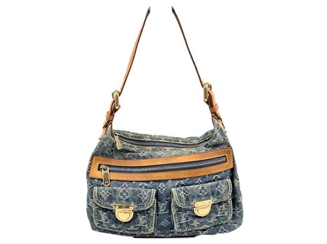 Borsa a tracolla Louis Vuitton Baggy PM Monogram Denim