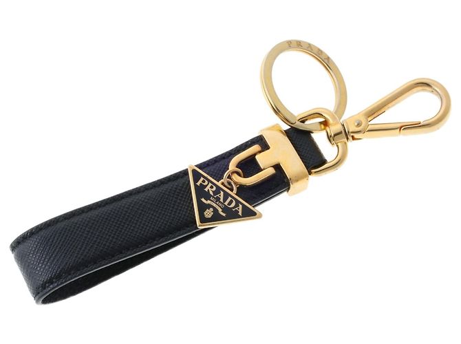 Porte-clés Prada en cuir Saffiano
