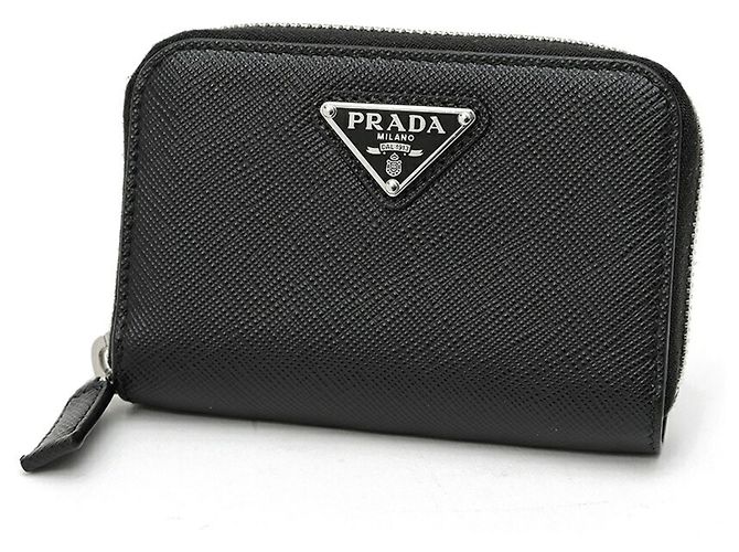 Porte-monnaie Prada Saffiano Triangle