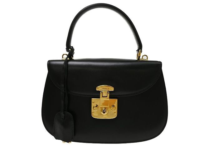 Bolsa Gucci Lady Lock em couro Small