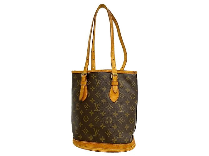 Louis Vuitton Monogram Bucket PM Tote Bag