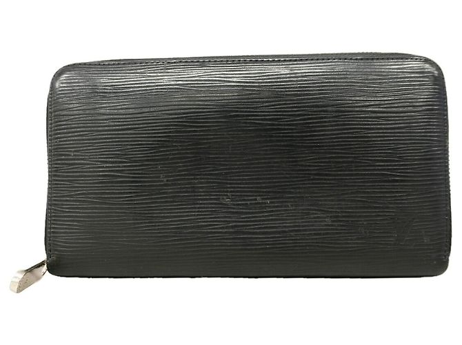 Louis Vuitton Epi Zippy Organizer Long Wallet in Noir