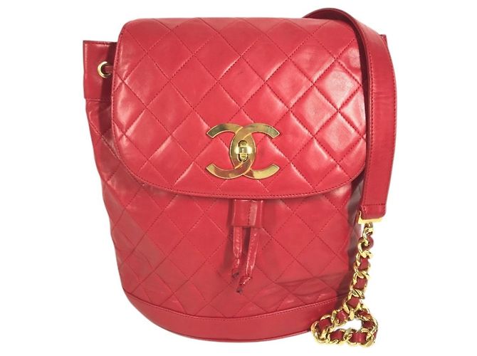 Chanel Vintage Rucksack mit Turnlock-Verschluss