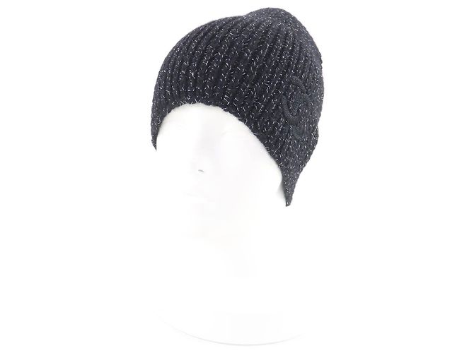 Gorro de malha de cashmere CHANEL