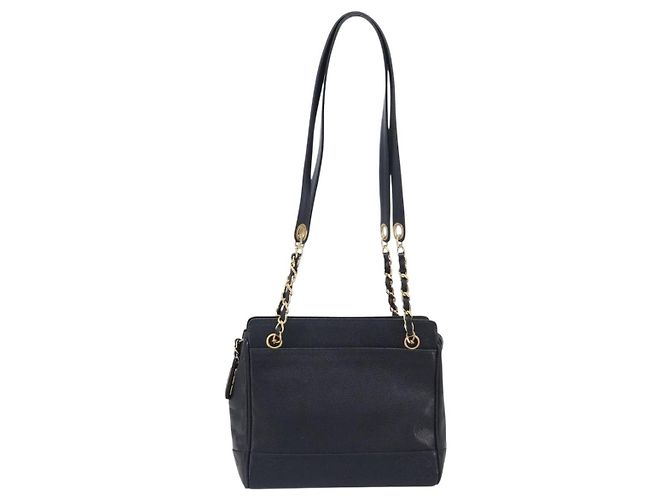 Chanel Vintage Zipped Chain Caviar Medium
