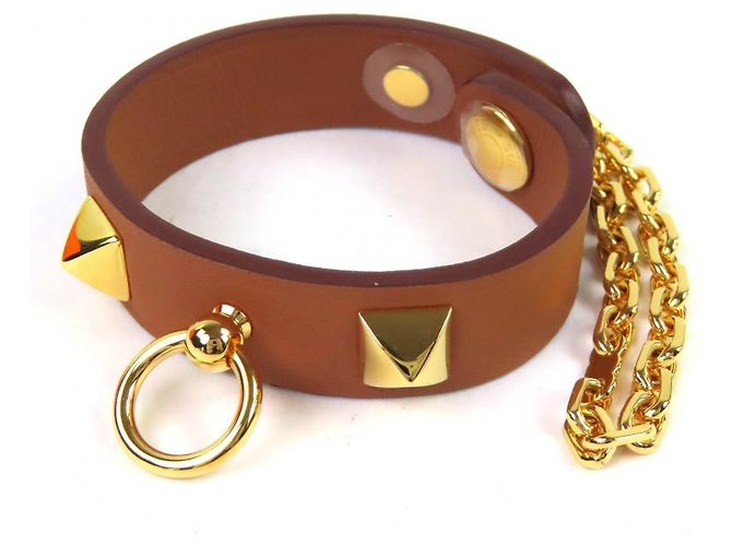 Porta-luvas Hermès Rival Serie Vaux em couro Swift