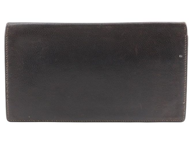 Cartera larga Hermès MC2 Fleming de piel