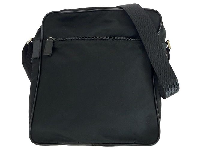 Bolsa de Ombro PRADA em Nylon Tessuto e Couro