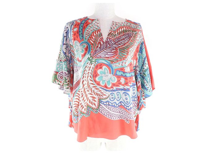 Camicia Hermès 34 a maniche corte in seta