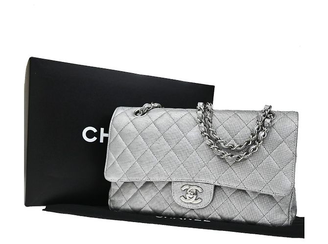 Classique Chanel Classic Timeless Double Flap Pixel Effect Quilted Calfskin Medium