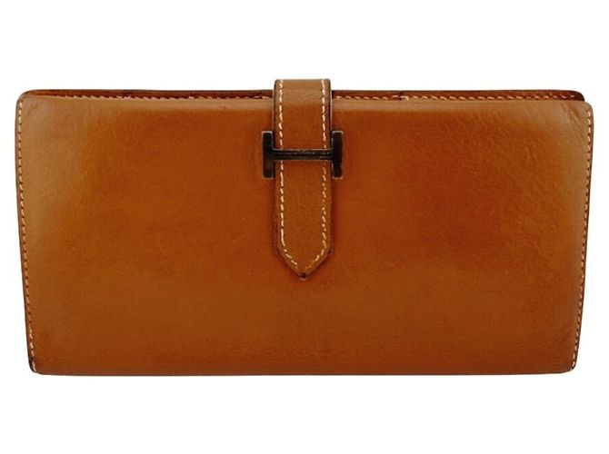 Hermès Carteira longa bi-fold Hermes Bearn