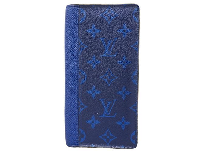 Louis Vuitton Taigarama Portefeuille Brazza Long Wallet
