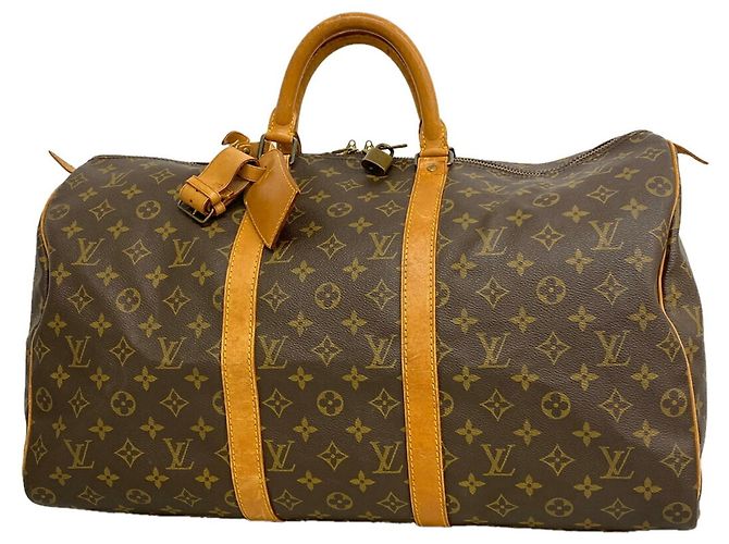 Keepall Sac Boston Louis Vuitton Marron