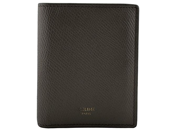 Céline Celine Leather Pebble Bi-fold Wallet
