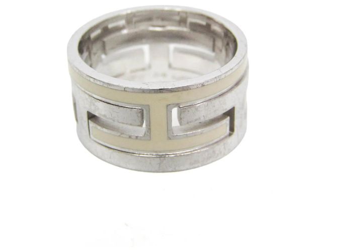 Hermès Hermes Move H Ring Silver