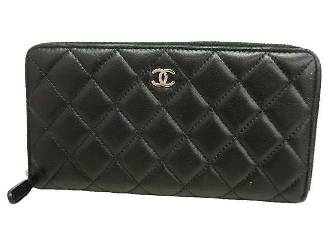 Chanel Matelassé Lambskin Long Wallet