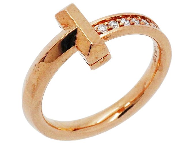 Autre Marque Anillo Tiffany & Co. T One en oro rosa de 18K