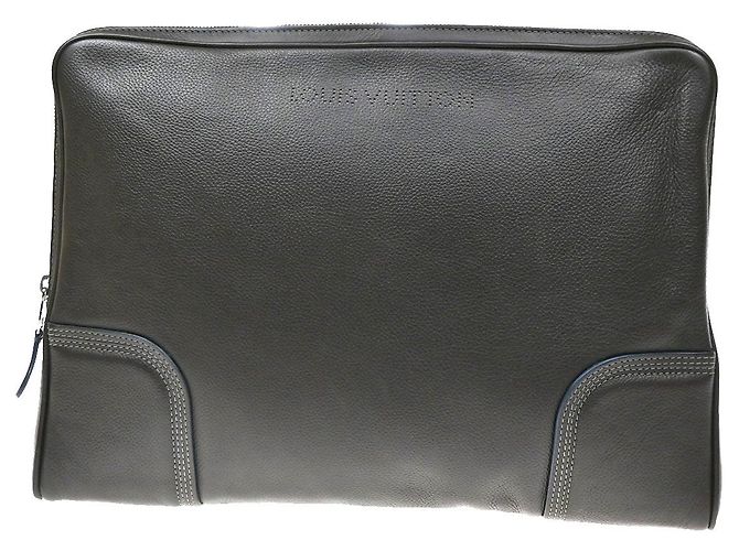 Capa para portátil Louis Vuitton em couro