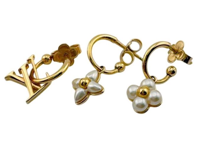 Boucles d'oreilles Louis Vuitton Floragram Ensemble de 3
