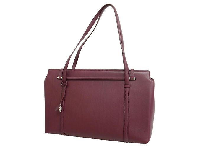 Borsa a tracolla Cartier in pelle Bordeaux