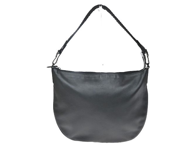 Gucci Vintage Web Half Moon Leather Large