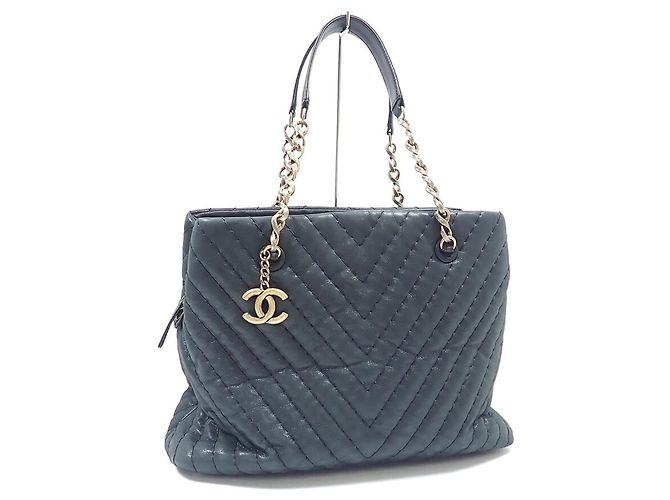 Borsa Tote Chanel in pelle nera
