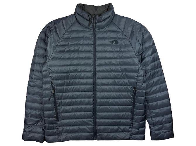 The North Face 600 Pertex Quantum Navy Blue Puffer Jacket Large Size L
