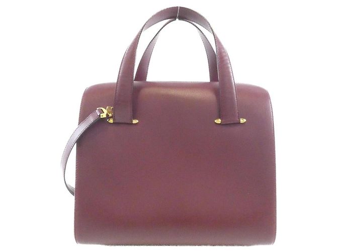 Cartier Handtasche aus rotem Leder