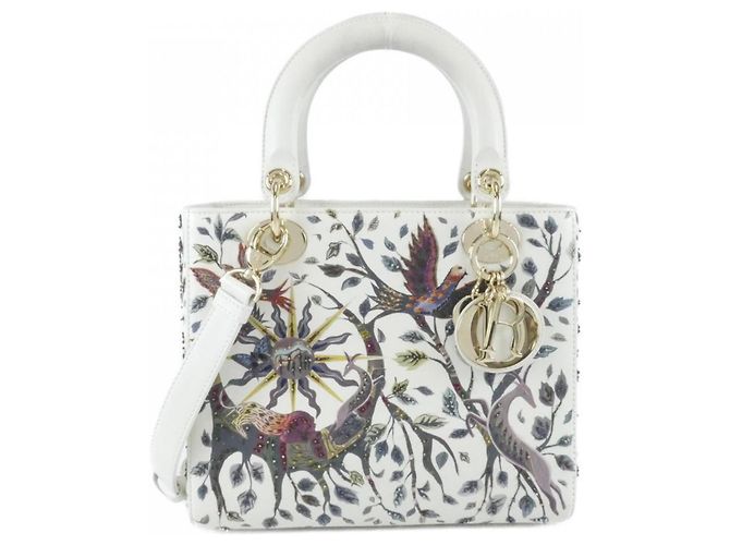 Sac à main Lady Medium Christian Dior NATURE BALLET