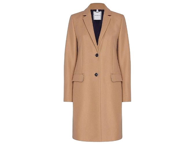 Abrigo de lana Tommy Hilfiger Camel