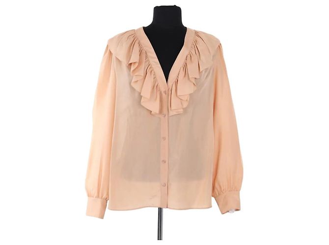 Chloé Pink Silk Blouse