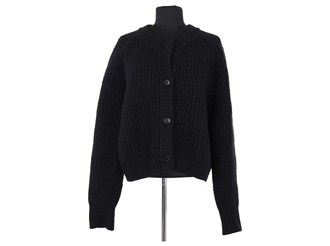 Autre Marque Loulou Studio Cardigan aus Kaschmir in Schwarz