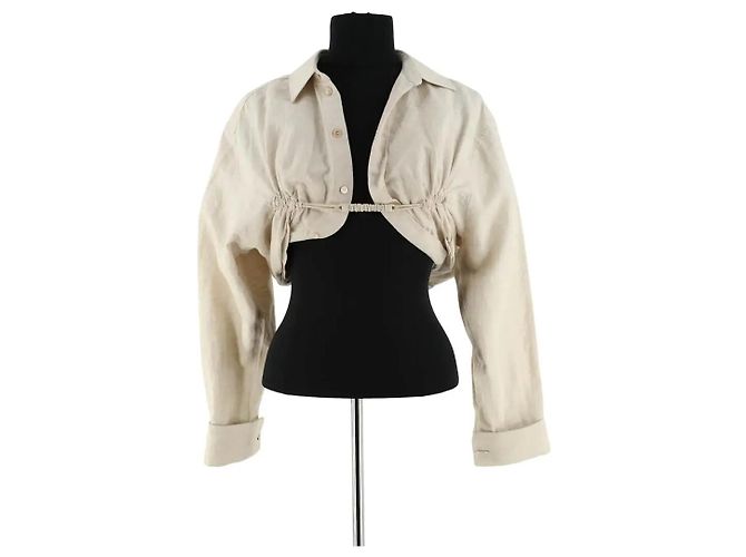 Jacquemus Beige Cotton Top