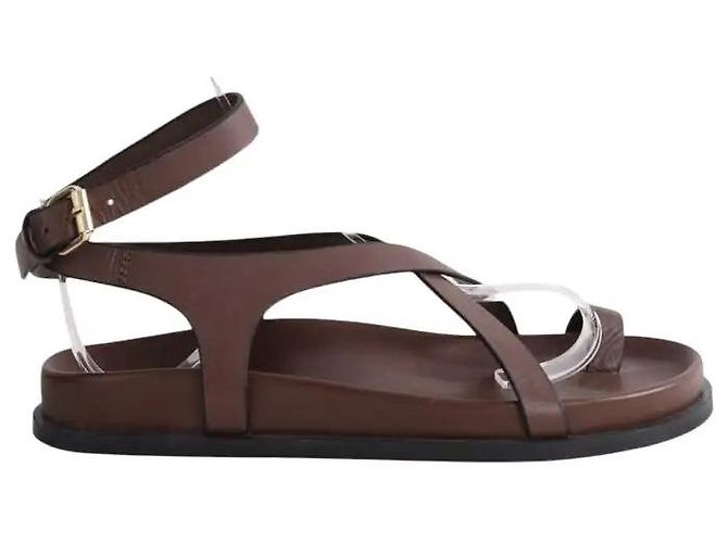 Autre Marque Sandali A.EMERY in pelle marrone