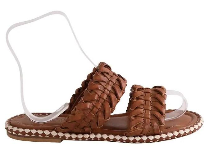Sandali Sartore in pelle marrone